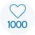 Likes Received 1000