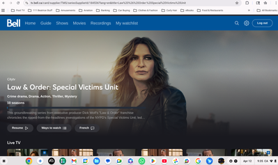 2. I chose L&O SVU.