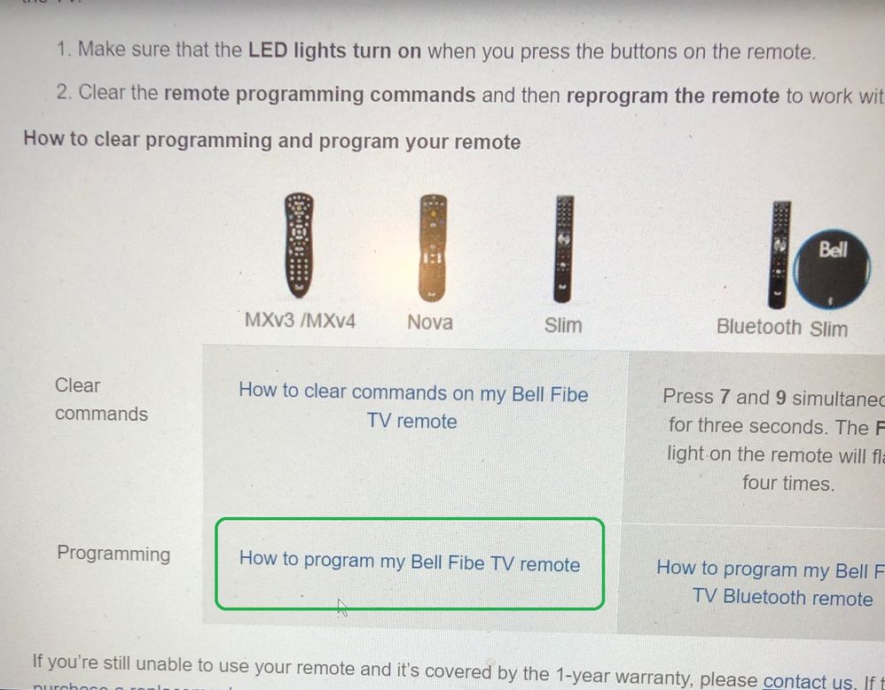 Solved Bell Fibe Voice Remote online tutorial Bell
